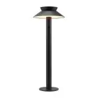 Nordlux Solar Pedestal Lamp Justina Metal Black 5W 400lm - 830 Warm White | Motion And Light Sensor