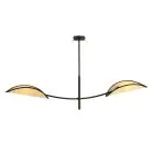Emibig Ceiling Light Lotus Steel Black | Suitable for 2x E14 - Max 10W