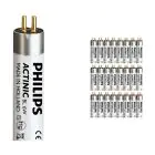 Multipack 25x Philips MASTER Actinic BL T5 Short 6W - Ultraviolet | 21cm