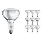 Multipack 10x Philips R125 IR 375W E27 230-250V