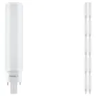 Multipack 10x Ledvance Dulux-D LED 7W - 830 Warm White | 4-Pin - Replaces 18W