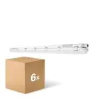 Multipack 6x Ledvance LED Waterproof Batten Damp Proof 46W 6400lm - 865 Daylight | 150cm