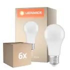 Multipack 6x Ledvance Classic LED E27 Pear Frosted 14W 1521lm - 827 Extra Warm White | Dimmable - Replaces 100W