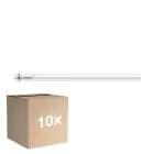 Multipack 10x Philips Master LED Tube T8 (EM/Mains) Ultra Output 13.5W 2500lm - 865 Daylight | 120cm - Replaces 36W