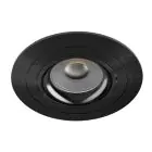 Noxion Recessed Spot Logic MR16 Tiltable Shiny Black | 92mm - Cutout 80mm - IP20 - incl. GU10 Socket