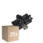 Multipack 25x Noxion GST - Compatible T - Connector - 1 Male + 2 Female - 3 pole 1,5mm2