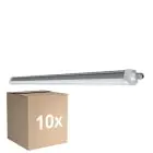 Multipack 10x Ledvance LED Waterproof Batten Damp Proof Compact 31W 3500lm - 830 Warm White | 150cm