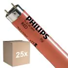 Multipack 25x Philips MASTER TL-D 58W - Red | 150cm