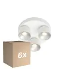 Multipack 6x Nordlux Pitcher Spot Metal White | Suitable for 3x GU10