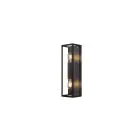 Eglo Wall Light Alamonte 2 Bathroom Steel Black Up & Down | Suitable for 2x E27