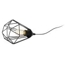 Eglo Table Lamp Tarbes Steel Black | Suitable for 1x E27