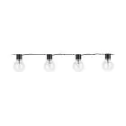 Eglo LED String Light Partaj Black 4.5M - 830 Warm White | incl. 16 Light Sources