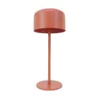 Eglo Table Lamp Roccanova Solar Steel Orange 2W 270lm - 830 Warm White | IP44 - Touch Dimmable - USB-C