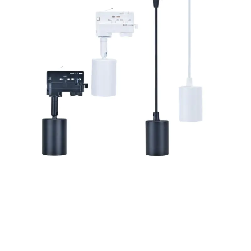 Noxion pendant and spotlight track lights GU10 Noxion pendant and spotlight track lights GU10 in black and white